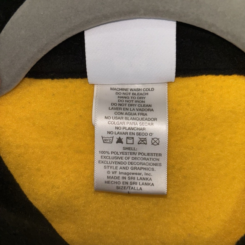 PITTSBURGH STEELERS NFL TEAM APPAREL FULL ZIP FLEECE JACKET Size Large - Picture 6 of 6